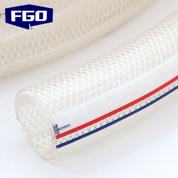FGO 蛇皮管 聚氯乙烯（PVC）纤维增强软管  内径12mm（壁厚3mm) （100米配2卡箍）