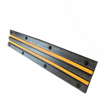 鸣固 橡胶防撞条块 实心橡胶块垫 货车码头护舷条块倒车缓冲器 两膜薄款 100*25*3.5cm