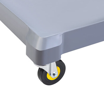 白云清洁（baiyun cleaning）AF08170 多用途清洁杂物车 物业酒店清洁手推车 蓝色无盖