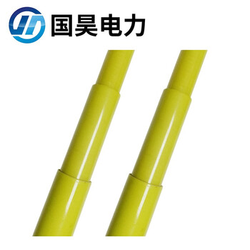 国昊电力【带第三方报告】全回路高压验电器AC35kV展开1.5米声光报警伸缩型电笔