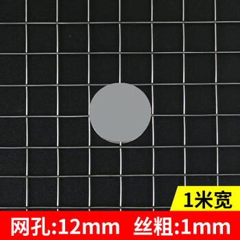 鼎红 不锈钢网筛网304钢丝网围栏不锈钢网片养殖防鼠阳台防护围栏网长10米孔12mm*丝粗1mm*宽1m