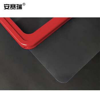 安赛瑞 台式标识展示架超市商城广告价格牌仓库落地支架A4标识牌店面海报促销牌红色26063