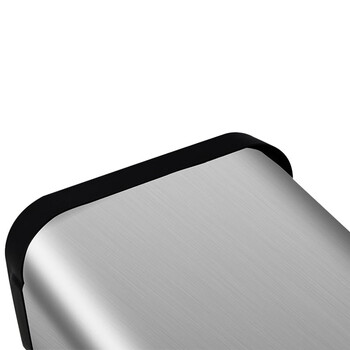 兰诗（LAUTEE）LH5037 不锈钢垃圾桶压圈无盖大号 13L