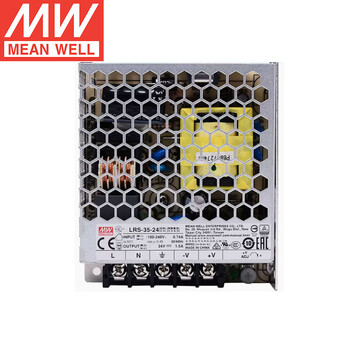 明纬（MEANWELL）LRS-35-24 220转变压器灯带监控驱动电源 明纬电源 1.5A 24V
