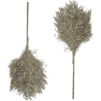 卉营（HUIYING）扫帚 竹把 大笤帚 带叶2500x600mm /把 (随机发货) 可定制