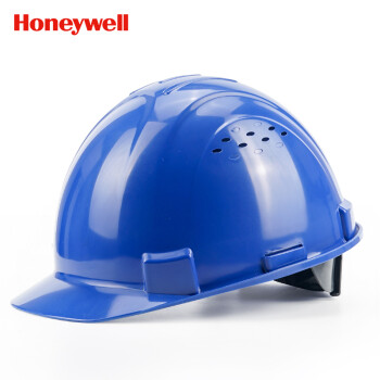 霍尼韦尔（Honeywell）安全帽 H99S ABS 工地建筑 防砸抗冲击 有透气孔 蓝色 1顶