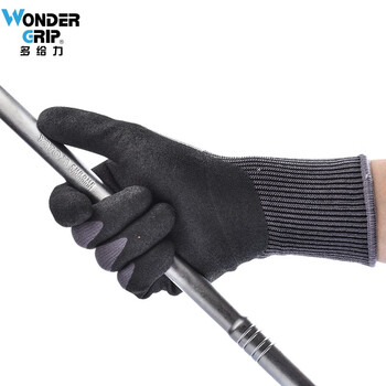多给力（Wonder Grip）WG-500丁腈橡胶涂掌手套 耐油耐磨防滑透气防刺 M码 1双