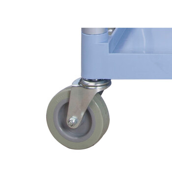 海斯迪克 HKCC29 塑料三层收餐车 多功能手推车清洁收碗车 酒店送餐车 大号