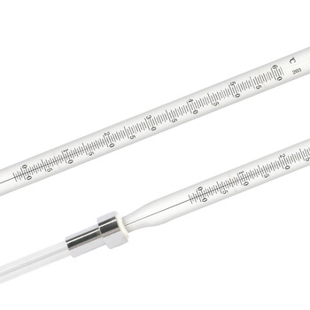 匡建仪表（CONJANT）石油玻璃温度计 GB-6 1支 0-60℃精密棒式测温仪 工业化工实验室用 可过检 GB-6 