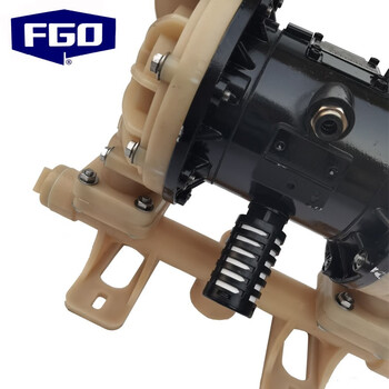 FGO 气动隔膜泵耐强腐蚀 氟塑料PVDF+F46特氟龙 DN25A 1寸 9m³