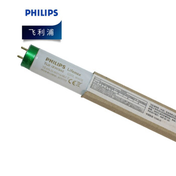 飞利浦（PHILIPS）照明企业客户 T8三基色日光灯管荧光灯管 TLD 18W 4000K 中性光0.6米 18W/840 整箱25支 