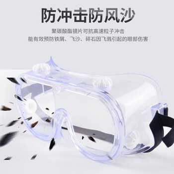 安美尚（ams）A2601护目镜眼罩透明防雾防尘防飞溅防冲击劳保眼镜