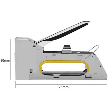 保拉(Paola) 重型手动打钉器(赠门钉2000枚)打钉枪码钉机射钉器6096