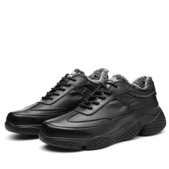 旭昊劳保鞋男防砸防刺穿加绒棉款安全功能鞋939防滑耐磨轻便舒适工作鞋 黑色 41