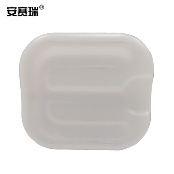 安赛瑞 塑料桶堆码桶（20L） 化工桶油桶废液桶密封塑料桶存水桶带盖方桶 白色 500007