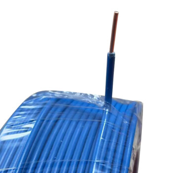 盛亿芯 BV 单芯铜芯导线4平方蓝色（1盘/100米）