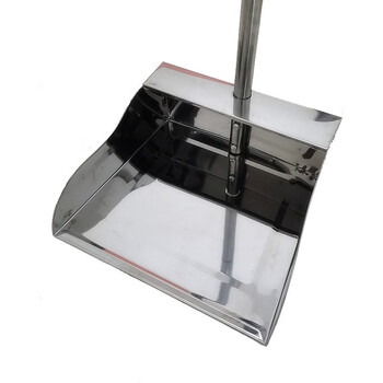 卫洋 WY-1011不锈钢簸箕箕畚箕铲子加厚铁畚斗厨房办公室垃圾斗特厚垃圾铲子大号A型不锈钢簸箕十个装