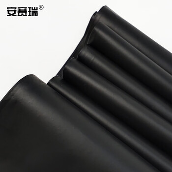 安赛瑞 可降解垃圾袋 商用酒店物业大号分类平口环保袋 黑色50只宽60cm高80cm 27497