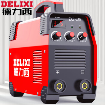 德力西电焊机两相220v 三相380v两用双电压ZX7-315小型工业焊机全套接好15米线【315高配工业款220V/380V】