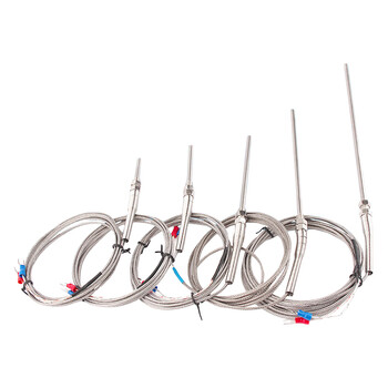 匡建仪表（CONJANT）探针式电偶感温线 K型热电偶 探针热电偶 探头温度传感器 屏蔽线 探针50mm/1米线 