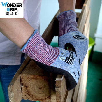 多给力(Wonder Grip)WG-767 钢丝防切割作业手套 刀具操作金属玻璃加工 定做 XL码 1双