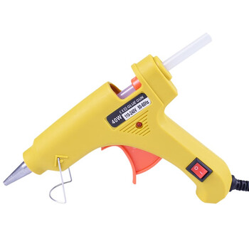 上柯 C3012 热熔胶枪 DIY工艺手工热融胶枪高粘强力胶棒胶水热熔枪 40W+3根胶棒