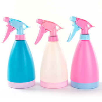冰禹 BYrl-60 手持喷水壶 清洁工具手压式喷雾瓶 500ml浇花洒水壶 颜色随机