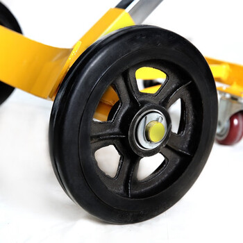 知旦 油桶搬运车 铁塑通用款 载重450kg 手推车咬嘴油桶车 橡胶四轮 610505