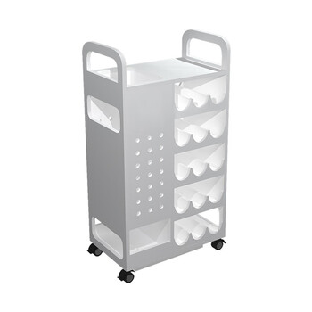 益美得 DA2105 进门口放置雨伞筒挂伞架子 双桶+5层6孔（ 放30~50把）