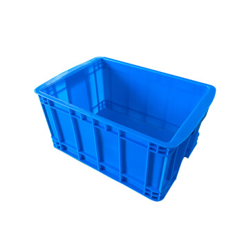 天迹 塑料周转箱 货架物料收纳盒 长方形五金零件盒 螺丝工具盒 9#195*146*65 蓝