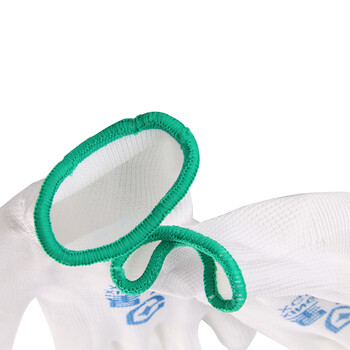 星工（XINGGONG） 浸胶线手套 漂白PU涂指涂掌防滑耐磨防油工业劳保手套 120付装XGS-J5