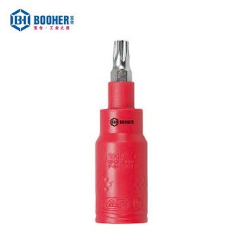 宝合(BOOHER)3/8"系列绝缘花型旋具套筒T10