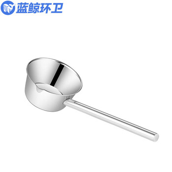 蓝鲸环卫 精悍长圆柄汤勺16cm 不锈钢加长水瓢短柄 LJHW-9110