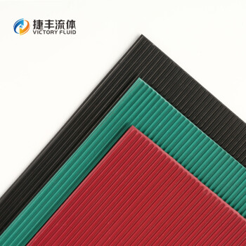 JF/捷丰红色绝缘橡胶板 防滑型（条纹）宽1000*长10000*厚12.0mm 35KV可定制