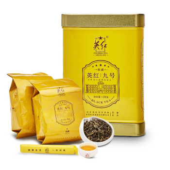 英红茶叶 红茶 正宗英德英红九号 侯爵一级红茶茶叶 黄罐装150g