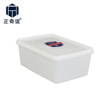 正奇谊 塑料保鲜盒 长方形厨房酒店大容量保鲜盒 冰箱盒 C1号（11L）