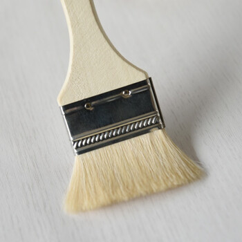 卡质 KAZHI 5寸木柄刷羊毛刷子 加长毛刷油漆涂料刷 乳胶漆内墙漆刷 单个装