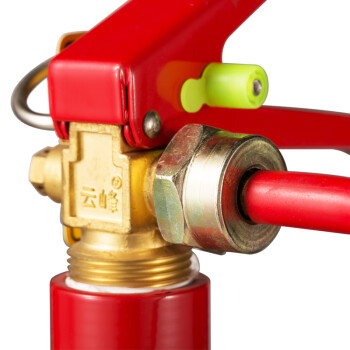 欧伦泰 2KG二氧化碳灭火器手提式灭火器干冰机房合金钢消防器材MT/2-I(115) 矮瓶红色