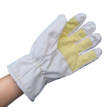 者也（ZYE）防静电无尘手套耐高温300度 无尘车间隔热防护手套洁净无屑电子厂工业防护手套 150度