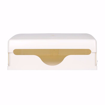 斯图酒店卫生间纸巾盒纸巾架抽纸盒挂式防水擦手纸架厕所抽纸架 7041白色方形纸巾盒