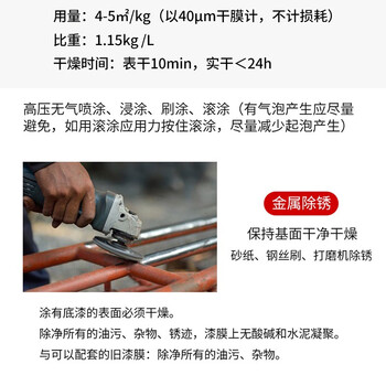 香榭丽漆工业品 亮光丙xi酸金属漆 淡灰 13kg 防锈防腐亮光漆干燥快钢结构彩钢瓦大铁门汽车辆门窗防锈油漆