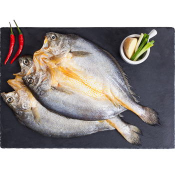 海名威 國產冷凍調味黃花魚（黃魚鲞）380g 2條 袋裝 生鮮海鮮水產 魚類 年貨節 健康輕食