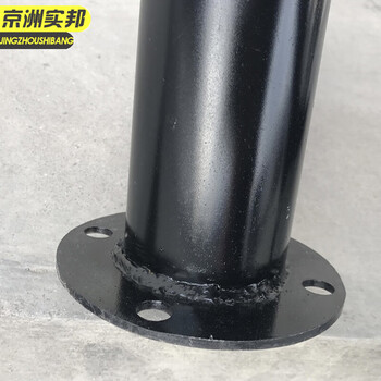京洲实邦 L型双层500*500*600*76*2.0mm 消防栓防撞护栏直角钢管四方隔离栏JZSB-9378B
