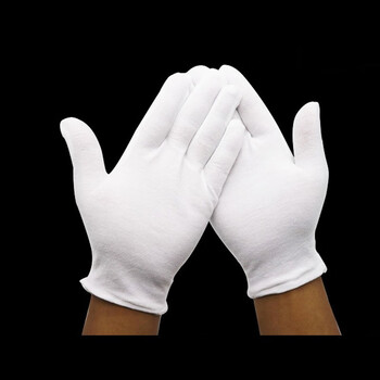 NTR本铺系列 白纱手套 汗纱手套 100棉工作手套司机手套礼仪手套 1双