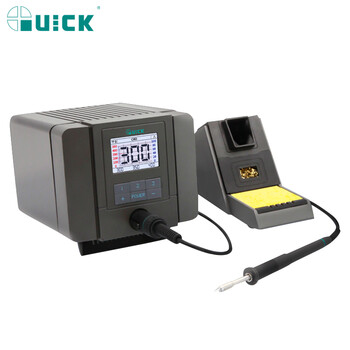 快克(QUICK)QUICKTS8智能精密焊台150W一体式发热芯大屏液晶显示电烙铁100～450℃