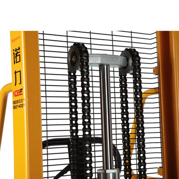 诺力（NOBLELIFT）手动堆高车液压堆垛车手动升降托盘装卸车1吨手动叉车SFH1016-载重1吨升高1.6米