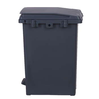 庄太太【68升（有害垃圾）】北京新国标垃圾分类垃圾桶带盖脚踏大号果皮箱