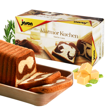 捷森（jason）云纹蛋糕400g 面包糕点 营养早餐 网红休闲零食小吃 下午茶甜品点心