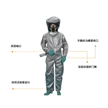 雷克兰 CT3S430G 加强型防护服手腕处收口设计 S码 1件装 商品存在货期详情请咨询客服