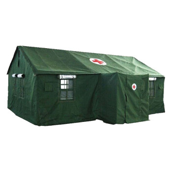 予界 95卫生帐篷通用型户外救灾保暖帐篷帐篷 草绿色